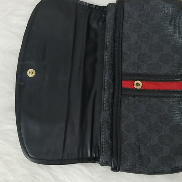 BAG BAZAAR VINTAGE WALLET IN BLK/ GREY - Picture 5 of 8